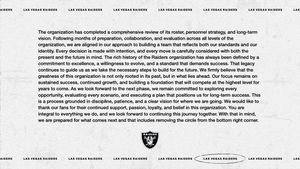Image post by @Raiders on Twitter