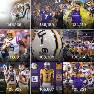 Image post by @lsufootball on Instagram