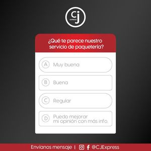 Image post by @cjexpress.paqueteria on Facebook