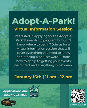 Image post by @DetroitParksRec on Facebook