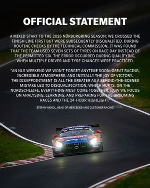 Image post by @mercedesamgmotorsport on Instagram