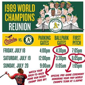 Image post by @athletics on Instagram