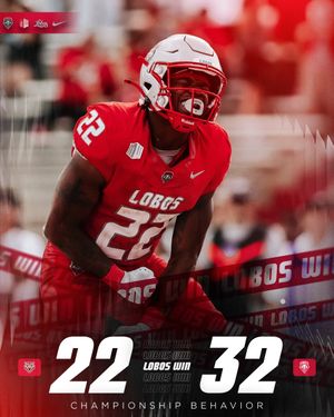 Image post by @UNMLoboFB on Twitter