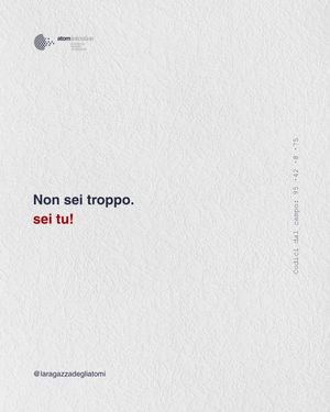 Image post by @laragazzadegliatomi on Instagram