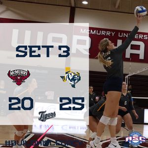 Image post by @ETBU_Volleyball on Twitter