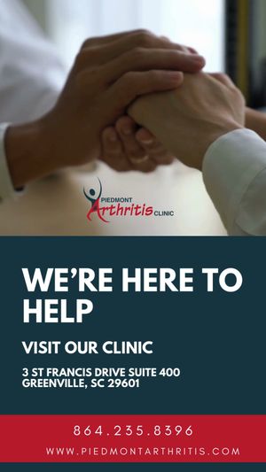 Video post by @PiedmontArthritisClinic on Facebook