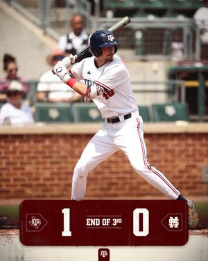 Image post by @AggieBaseball on Twitter