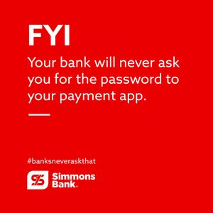 Image post by @simmons_bank on Twitter