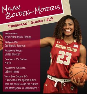 Image post by @bostoncollegewbb on Instagram