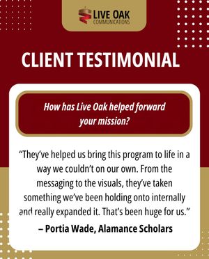 Image post by @liveoakcommunications on Instagram
