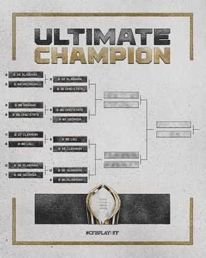 Image post by @CollegeFootballPlayoff on Facebook