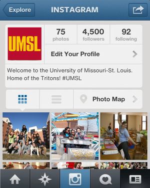 Image post by @umsl on Instagram