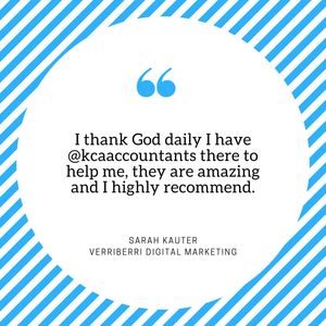 Image post by @kcaaccountants on Instagram