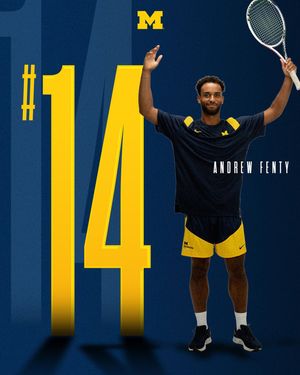 Image post by @umichmtennis on Instagram