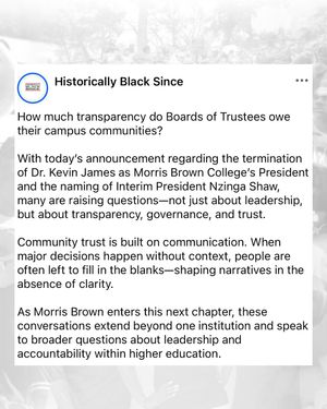 Image post by @historicallyblacksince on Instagram