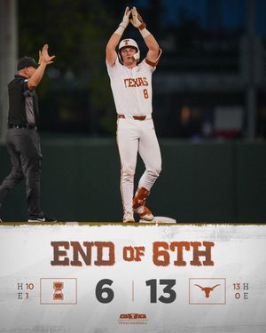 Image post by @TexasBaseball on Twitter