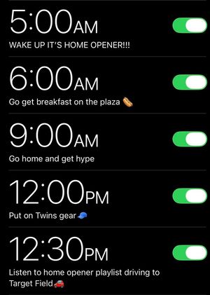Image post by @Twins on Twitter
