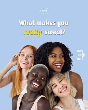 Image post by @secretdeodorant on Instagram