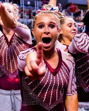 Image post by @ou_wgymnastics on Instagram