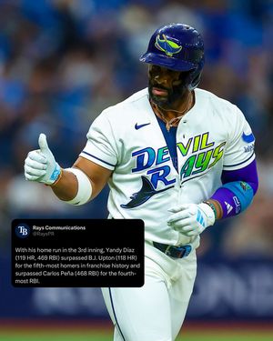 Image post by @raysbaseball on Instagram