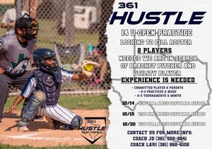 Image post by @361 Hustle Softball on Facebook