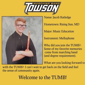 Image post by @towsonband on Instagram