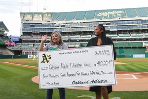 Image post by @Athletics on Twitter