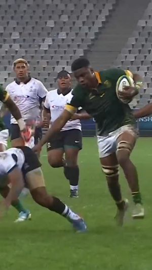 Video post by @sajuniorrugby on Facebook