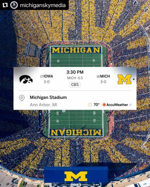 Image post by @michigan__football on Instagram