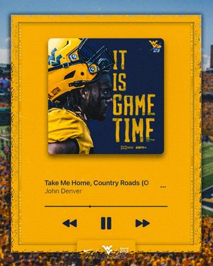 Image post by @WVUfootball on Twitter
