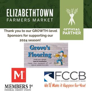 Image post by @Elizabethtown Farmer's Market on Facebook