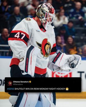 Image post by @senators on Instagram
