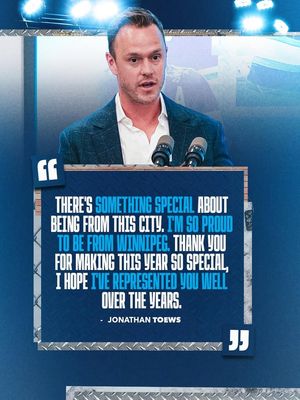Image post by @Winnipeg Jets on Facebook
