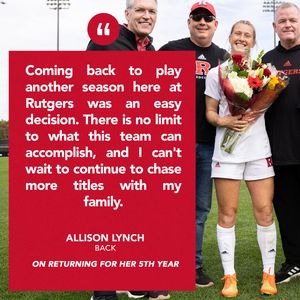 Image post by @RUWSoccer on Twitter