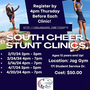 Image post by @southalabama.cheerleading on Facebook
