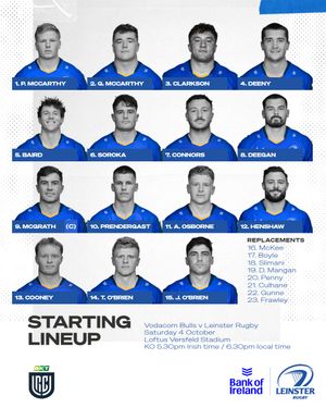 Image post by @leinsterrugby on Instagram