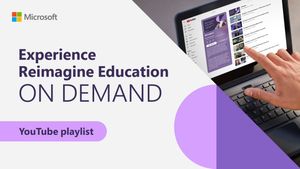 Image post by @MicrosoftEDU on Twitter/X