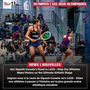 Image post by @squashcanada on Facebook