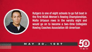Image post by @RUAthletics on Twitter