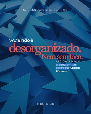 Image post by @tdahfocoevida on Instagram