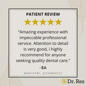 Image post by @drrezdental on Facebook
