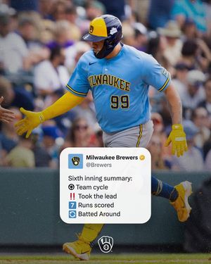 Image post by @brewers on Instagram