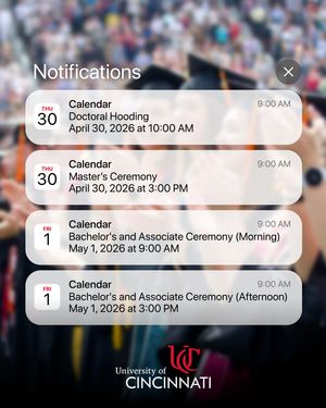 Image post by @uofcincy on Instagram
