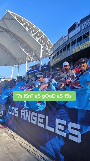 Video post by @LASevensRugby on Facebook