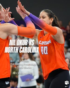 Image post by @clemsonvb on Instagram