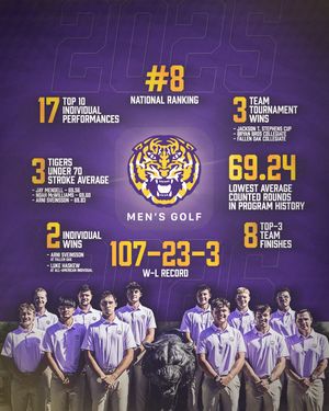 Image post by @lsumensgolf on Instagram