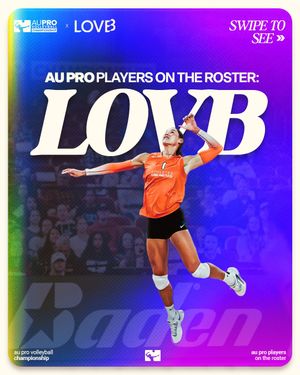 Image post by @auprovolleyball on Instagram