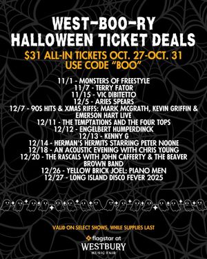 Image post by @MusicAtWestbury on Twitter