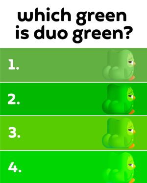 Image post by @duolingoenglishtest on Instagram