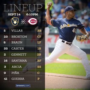 Image post by @brewers on Instagram